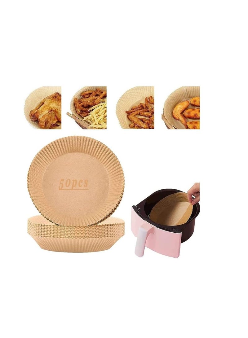 100 Piece Disposable Air Fryer Paper Liner  - Image 1