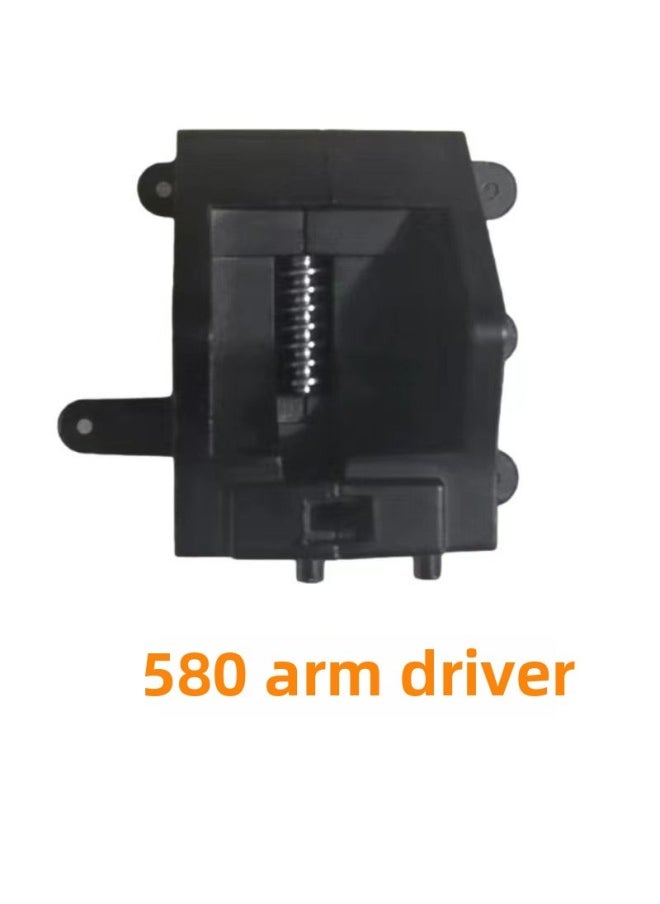 Generic Huina Toy Remote Control Engineering Vehicle Excavator Forklift Crawler Receiving Board Remote Control Screw Rod Walking Drive Accessories-Color:580 Boom Drive Worm Box-Proportion:1:14  - Image 1