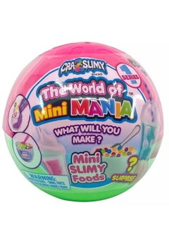 CRA-Z-SLIMY Cra-Z-Slimy World of Mini Mania Balls - 1 Piece Only, Assorted/Styles May Vary  - Image 1