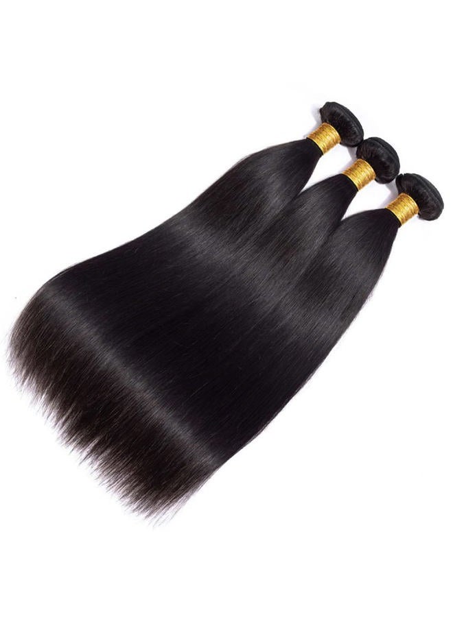 WOWQUEEN 10A Brazilian Straight Human Hair Bundles 18 20 22 Inch 100% Unprocessed Virgin Straight Weave 3 Bundles Deals Human Hair - Image 2