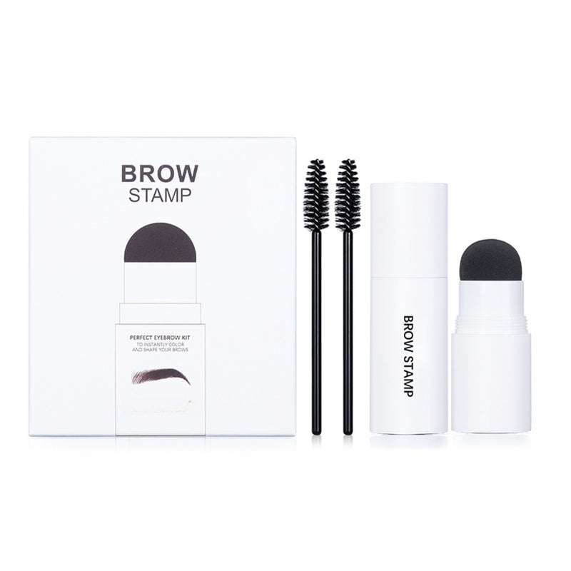 ibcccndc Brow Stamp Eyebrow Cream Long-lasting Waterproof Lazy Eyebrow Set Eyebrow Drawing Hairline Modify - Image 1