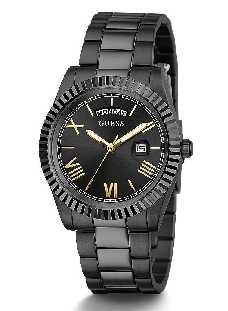 Guess Men’s Black Case Black Stainless Steel Watch GW0265G4 - Image 3