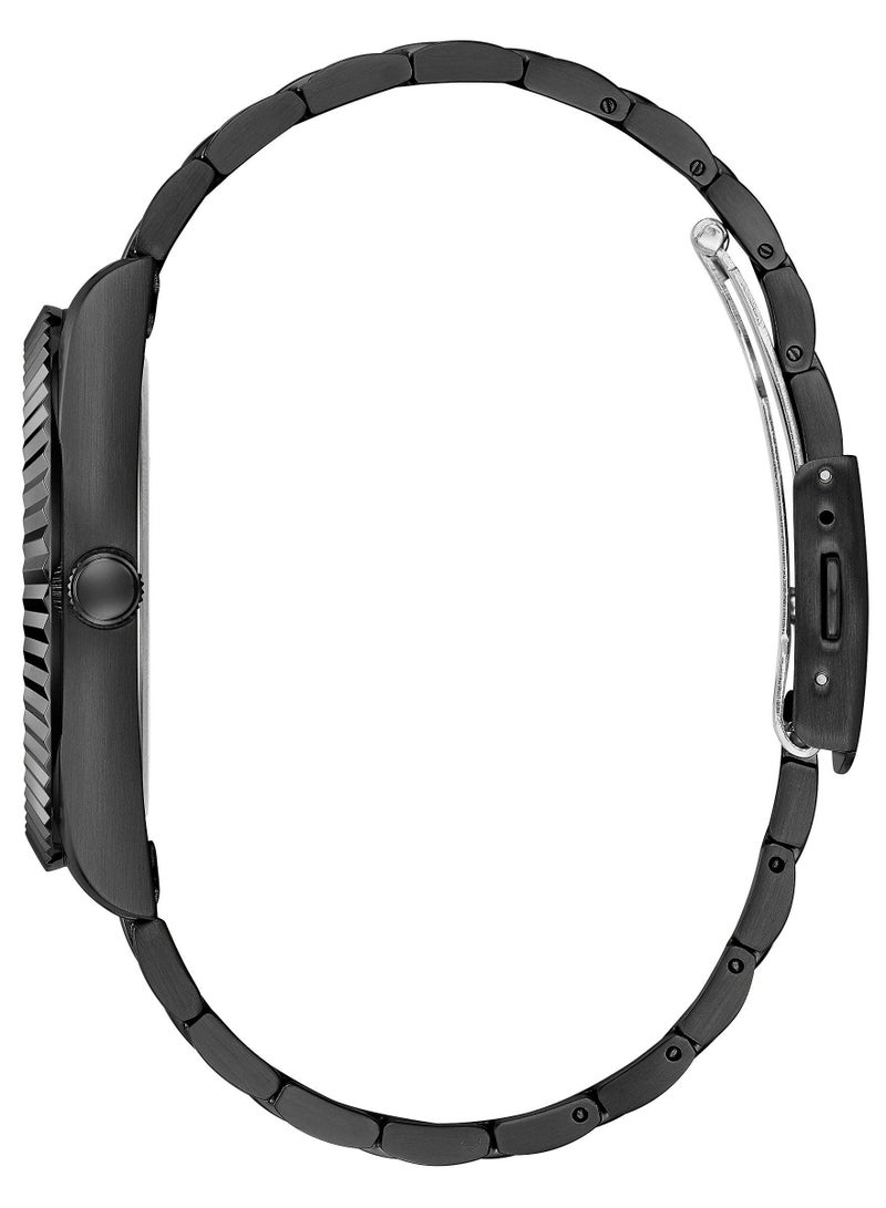 Guess Men’s Black Case Black Stainless Steel Watch GW0265G4 - Image 5