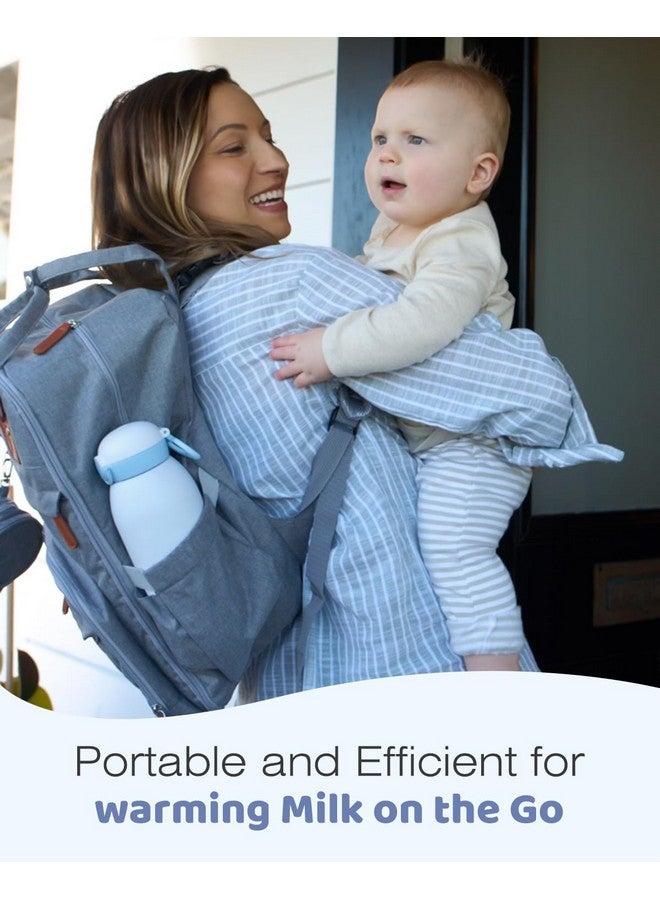 GROWNSY Portable Bottle Warmer, GROWNSY Fast Baby Bottle Warmer On The Go, Cordless Travel Milk Warmer for Breastmilk/Formula, with Precise Temperature Control, Memory Function  - Image 3