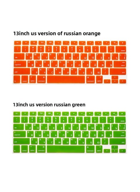 Russian Keyboard Film For Apple Notebook MacBook Air ProA1932 A2241 Notebook-Color:White Elevator Packaging-Dimensions:If You Need Packaging, Please Purchase It Together And Take Pictures.