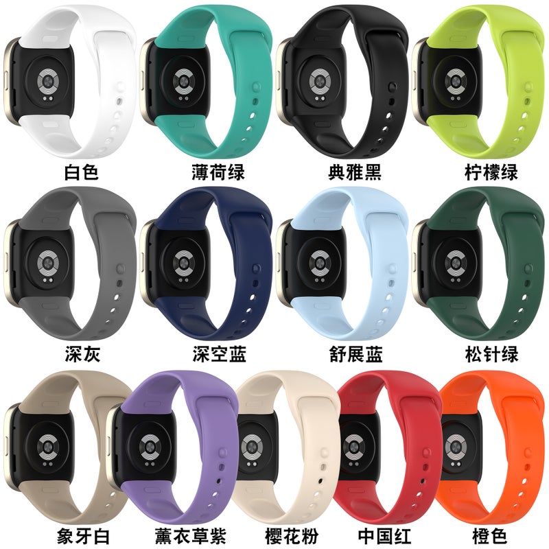 Suitable For Xiaomi Redmi Watch 3 Red Mi Watch3 Lite Red Mi 3 Generation Bracelet Official Silicone Strap - Image 4