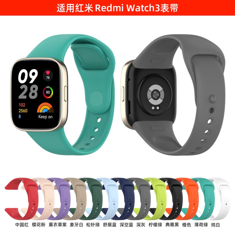 Suitable For Xiaomi Redmi Watch 3 Red Mi Watch3 Lite Red Mi 3 Generation Bracelet Official Silicone Strap - Image 2