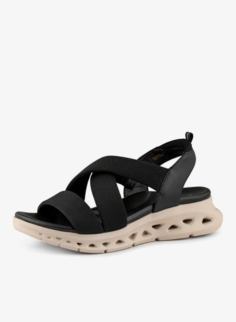 فينتشي صنادل نسائية متعددة الأحزمة مسطحة