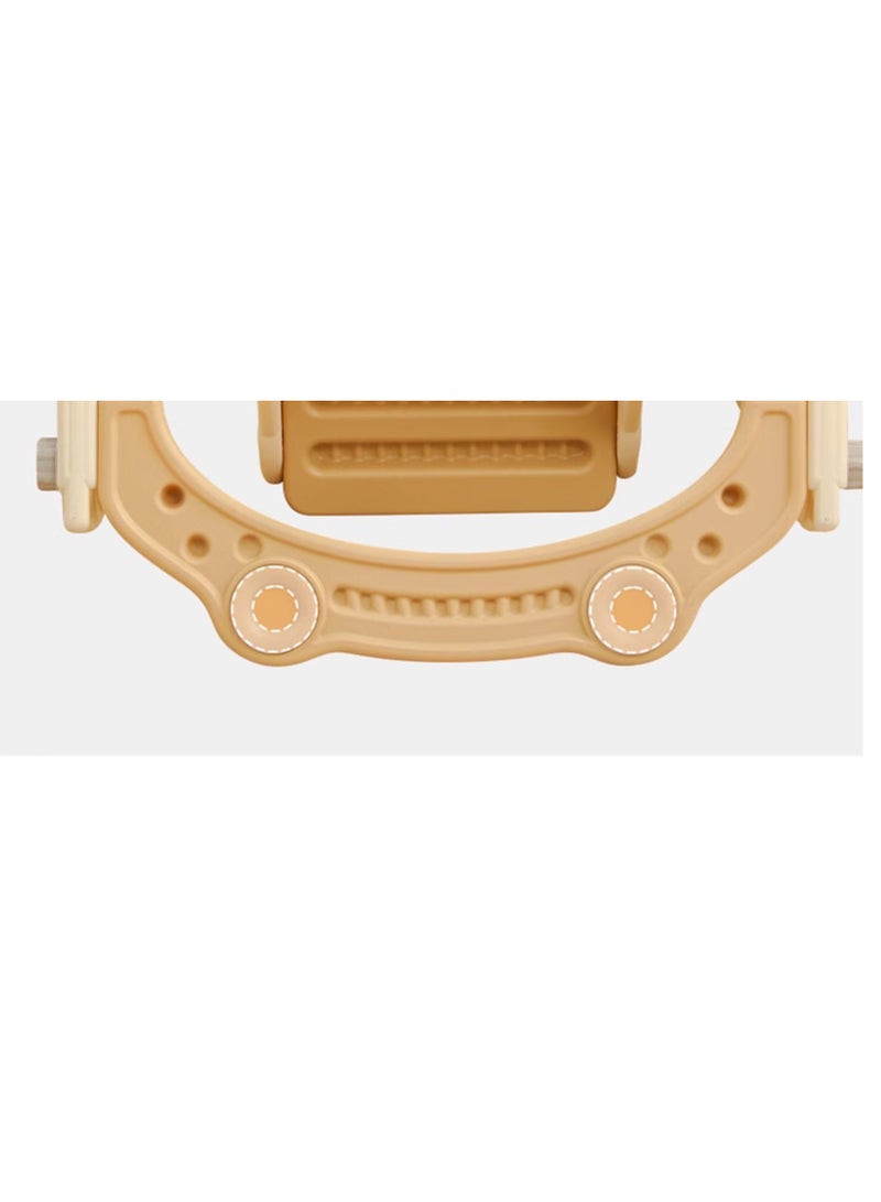 فول جوي مجموعة زحليقة وأرجوحة مع حلقة كرة سلة 3*1 للأطفال،مجموعة ملعب داخلي وخارجي للأطفال الصغار،مجموعة ألعاب تسلق للأطفال - Image 5