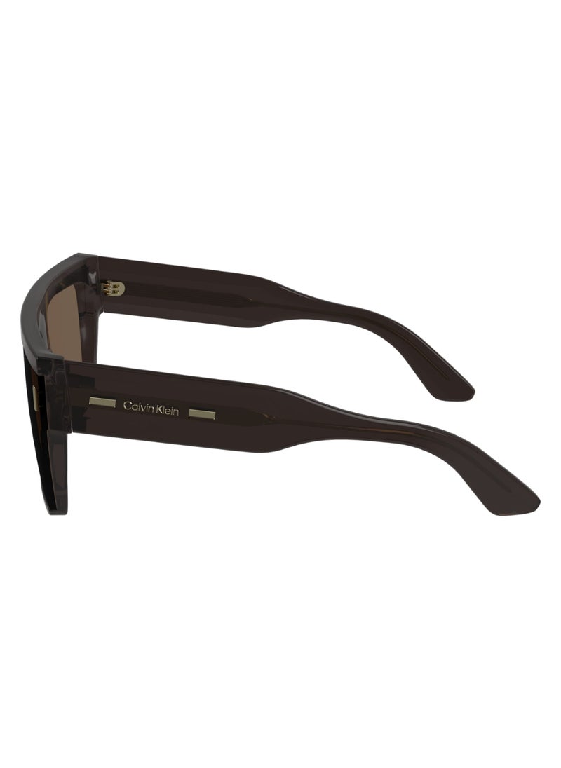 CALVIN KLEIN FULL RIM ACETATE SQUARE CALVIN KLEIN SUN CK24502S  5518 (260) TAUPE  - Image 4