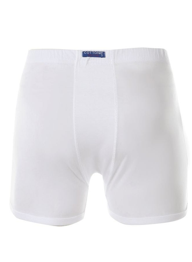 Cottonil Pack of 3 White Combed Cotton 100% Short Underwear for Men - Image 5