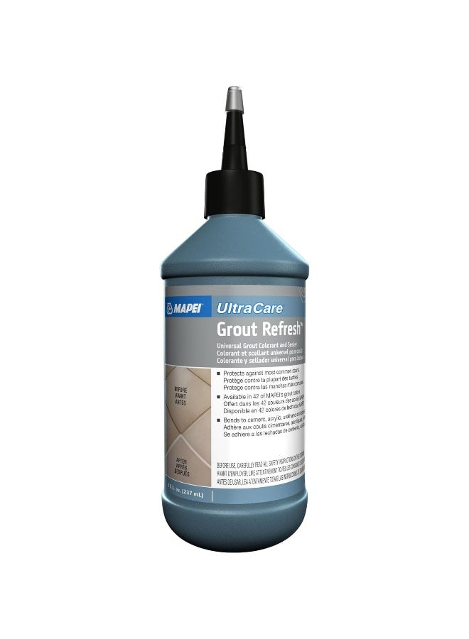 MAPEI UltraCare Grout Refresh, Universal Grout Colorant & Sealer, 8 oz Bottle - Easy Grout Restoration & Protection, 5038 Avalanche - Image 1
