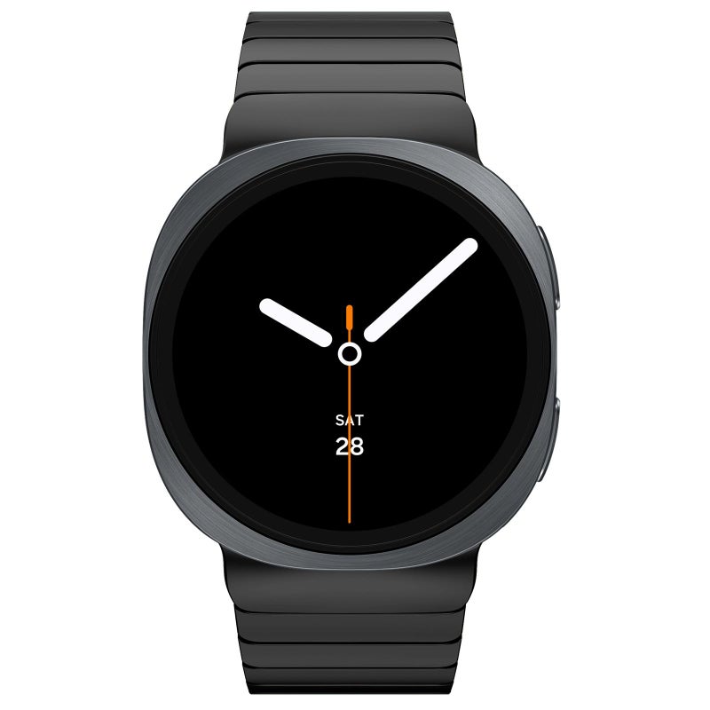 For Samsung Galaxy Watch8 / Watch8 Classic One Beads erfly Buckle Stainless Steel Watch Band(Black) - Image 2