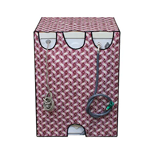 Lithara Waterproof Front Load Washing Machine Cover For 6 kg, 6.2 Kg, 6.5 Kg, 7 Kg (Design_64) - Image 4