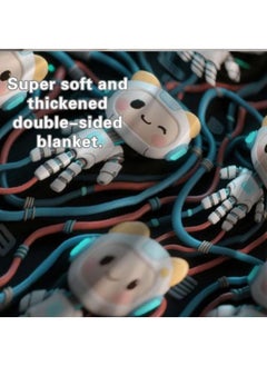 General Baby and children's cartoon flannel thin blanket (warm and comfortable, suitable for sleep, game use) 70cm*100cm - 658  - Image 4