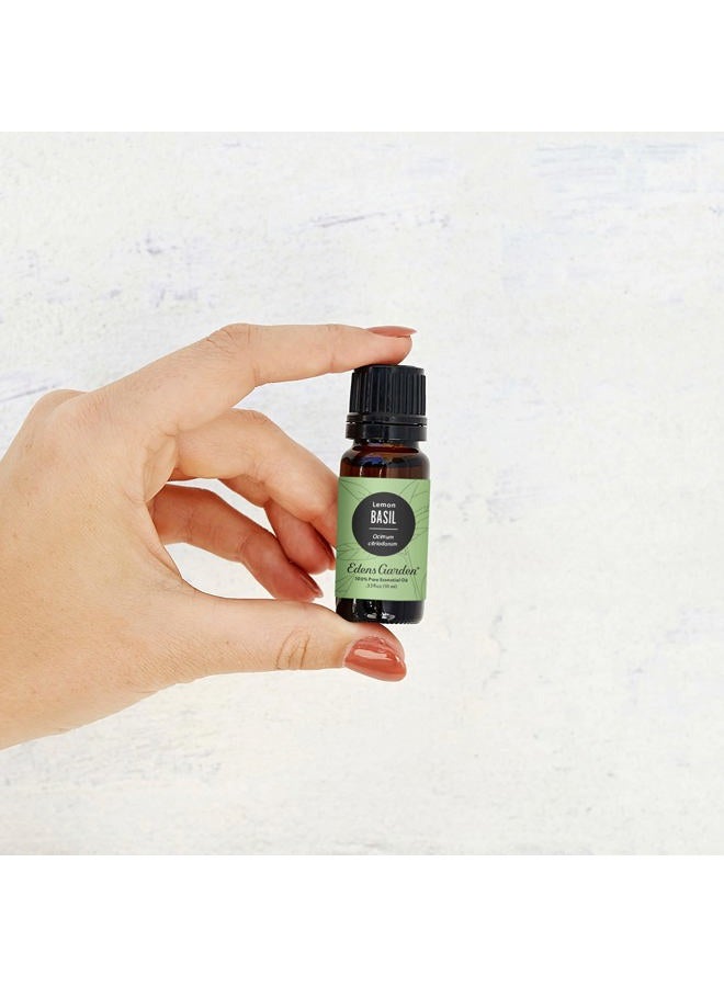 Edens Garden Basil- Lemon Essential Oil- 100% Pure Premium Grade, Undiluted, Natural, Therapeutic, Aromatherapy, The Best for Diffuser, Candle, Laundry, Humidifiers 30 ml (1 fl oz) - Image 2