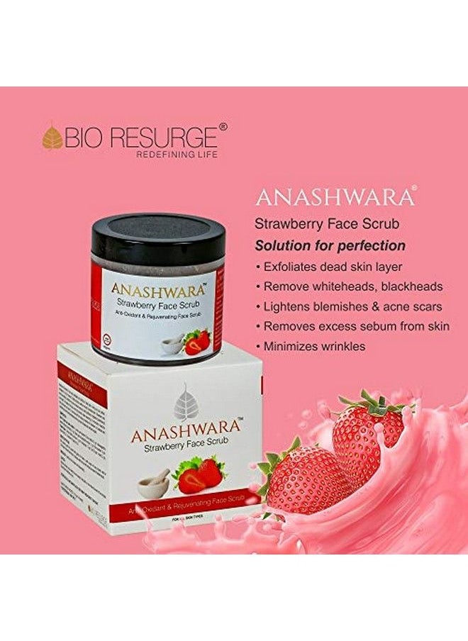 BIO RESURGE LIFE - Anashwara Strawberry Face Scrub For Removing Facial Scars And Spots 60 G - Image 1