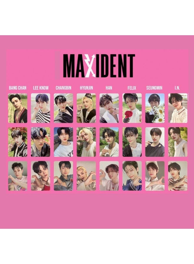 NIBEMINENT 8 Pcs Kpop Stray Kids MAXIDENT Lomo Cards Card For Fans Collection Gifts - Image 2