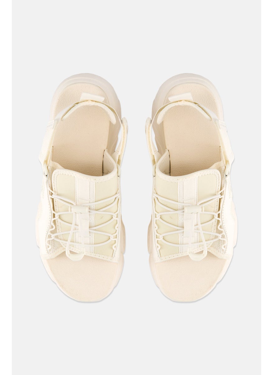 Reebok Men Hyperium Velcro Closure Outdoor Sandals, Off White  - Image 3
