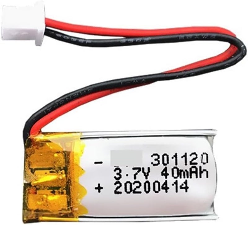 3 7V 40mAh بطارية ليثيوم بوليمر قابلة لإعادة الشحن 1 قطعة - Image 1