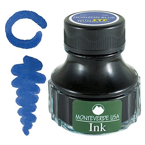 Monteverde USA Ink with ITF Technology, 90 ml Horizon Blue (G308HB) - Image 2
