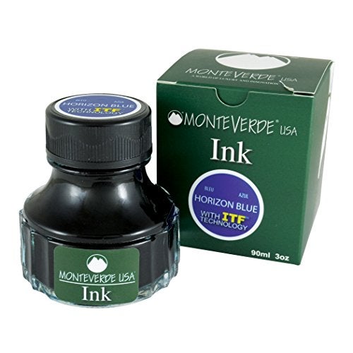 Monteverde USA Ink with ITF Technology, 90 ml Horizon Blue (G308HB) - Image 5