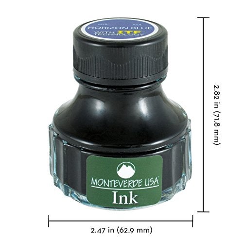 Monteverde USA Ink with ITF Technology, 90 ml Horizon Blue (G308HB) - Image 3