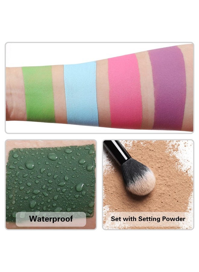 BOBISUKA - Green Face Paint Stick, Waterproof Dark Green Eye Black Body Paint Sticks For Sports, Painting Kit For Halloween Makeup Zombie Witch Camo Hulk Cosplay Special Effects Sfx Costume - Image 1