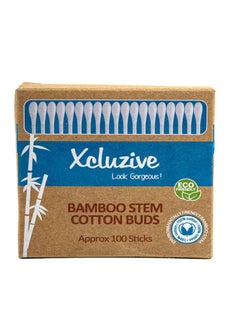 Xcluzive XCLUZIVE BAMBOO STEM COTTON BUDS 100'S 