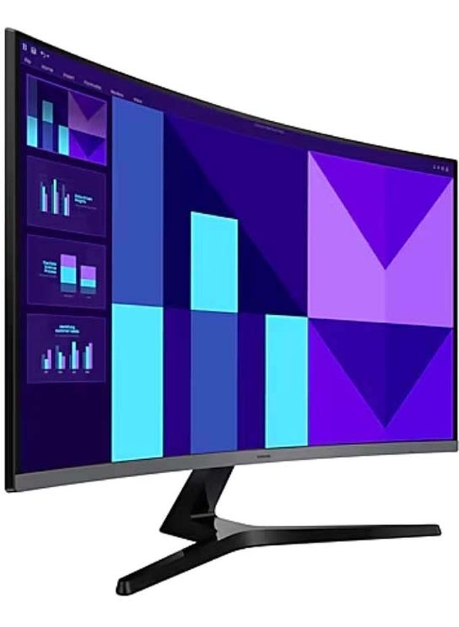 سامسونج Renewed - 32" Essential S3 Curved Full HD Monitor, 1500R Curved Screen, 100Hz Refresh Rate, Response Time 4(GTG) Game Mode, Eye Saver Mode - LS32D392GAMXUE - Image 3