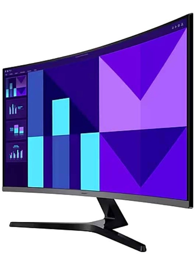 سامسونج Renewed - 32" Essential S3 Curved Full HD Monitor, 1500R Curved Screen, 100Hz Refresh Rate, Response Time 4(GTG) Game Mode, Eye Saver Mode - LS32D392GAMXUE - Image 2