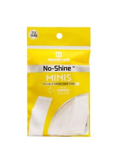 LEOO HAIR No Shine MINIS Double Sided Tapes Stickers Adhesive for Men Hair System Replacement Toupee Hair Extension Wig Bundles Hair Weave Closure Lace Frontal Contour C72PCS x 1 Bag 