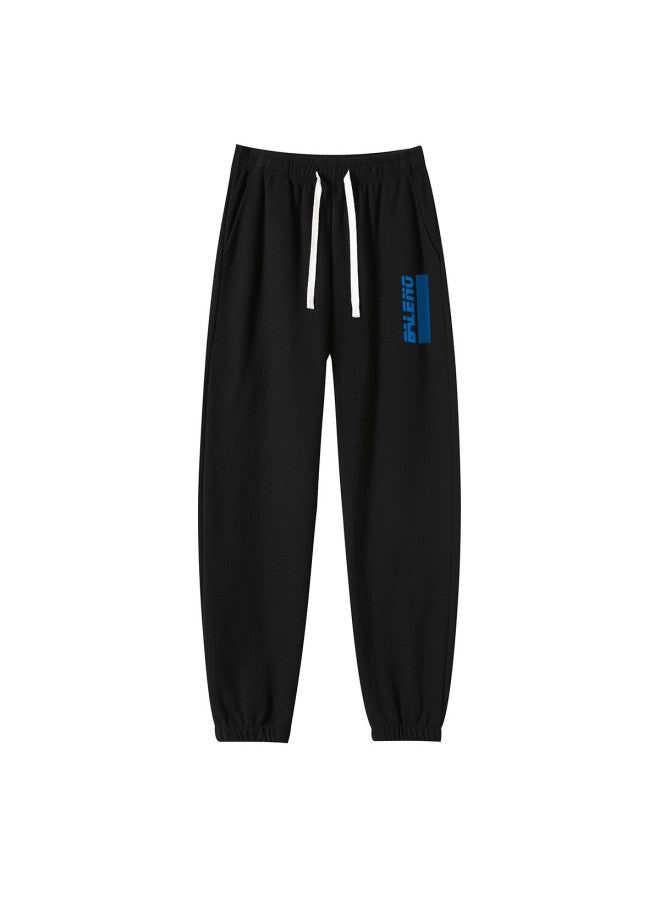 Baleno Spring/autumn Waffle-knit Comfort Pants - Casual Loose Fit, Versatile, Effortlessly Stylish Outdoor Sportswear Joggers - Image 5