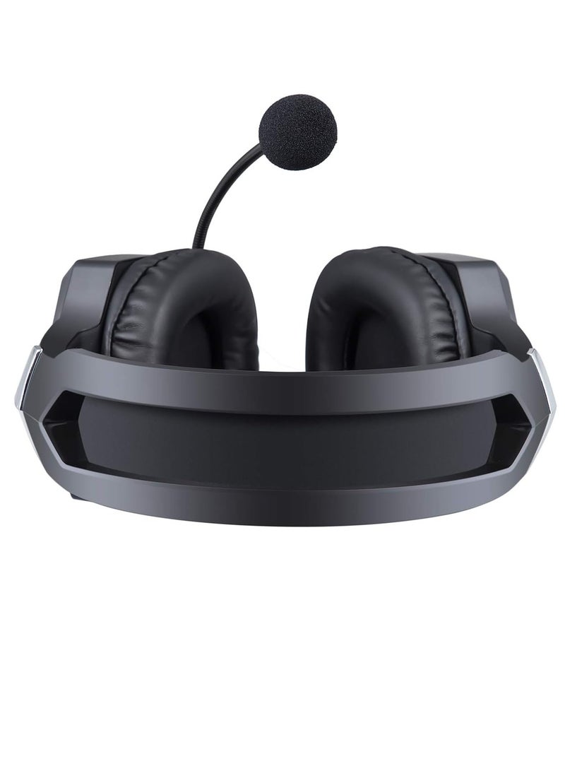 onikuma ONIKUMA K8 portable portable anti-noise super bass headphones for laptop and laptop with extendable headband, USB-A, black  - Image 2