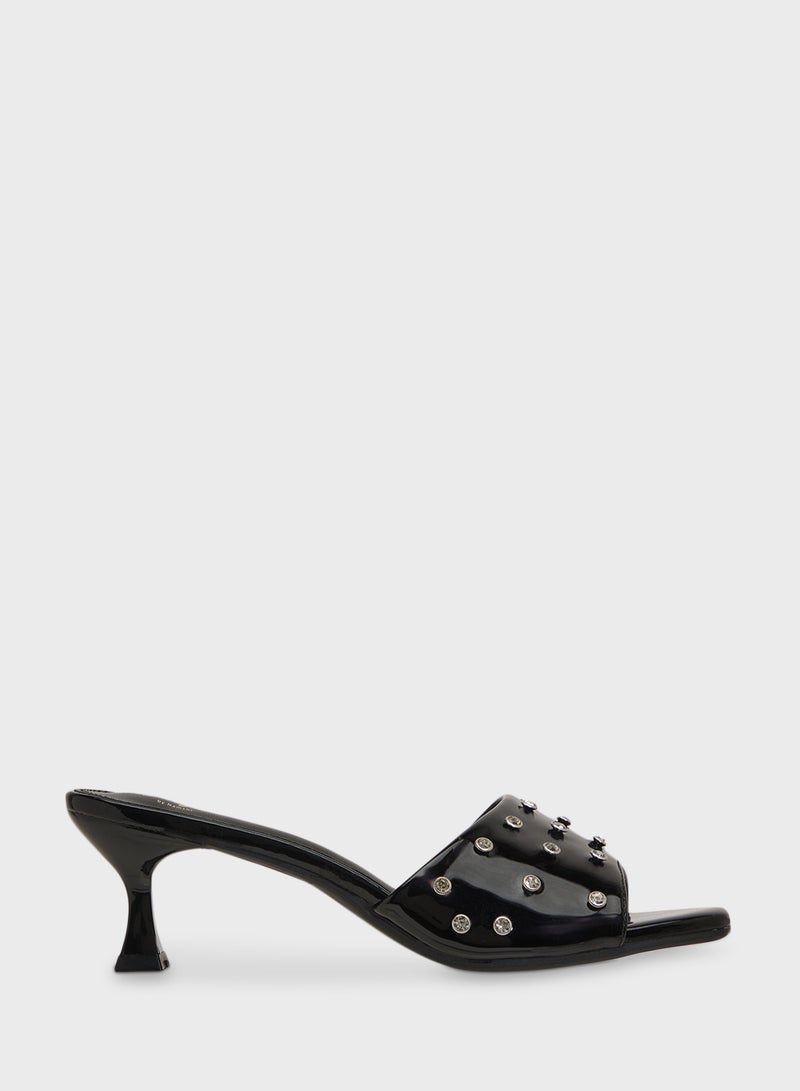 Ginger Studded Heeled Sandal  - Image 1