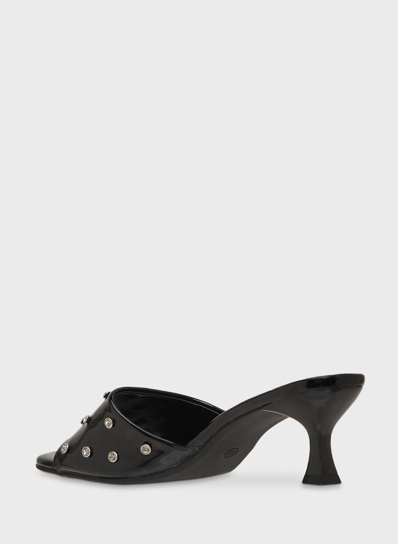 Ginger Studded Heeled Sandal  - Image 3