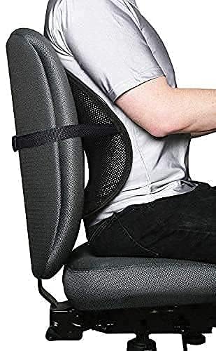 HMV MALL Lumbar Support Car Mesh Back Support with Massage Beads Ergonomic Designed for Comfort and Lower Back Pain Relief Lumbar Back Support Cushion for Car Seat Office ChairWheelchair - Image 3