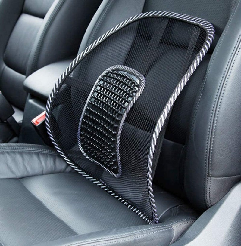 HMV MALL Lumbar Support Car Mesh Back Support with Massage Beads Ergonomic Designed for Comfort and Lower Back Pain Relief Lumbar Back Support Cushion for Car Seat Office ChairWheelchair - Image 5