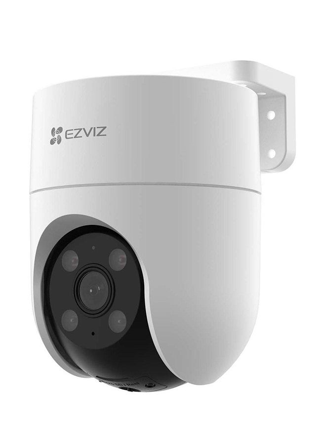 EZVIZ H8C Security Camera, 1080p Outdoor WiFi Camera with Active Defense, AI Human Motion Detection with Auto Tracking, 360 Color Night Vision, Two Way Talk, Weatherproof, White - Image 1