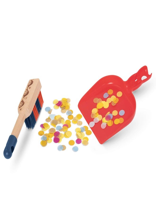 B. toys - Kids Cleaning Set - Wooden Toys - Pretend Play Kit for Toddlers - Broom, Mop, Dustpan, Brush, Duster - 2 Years + - Clean 'n' Play - Image 4