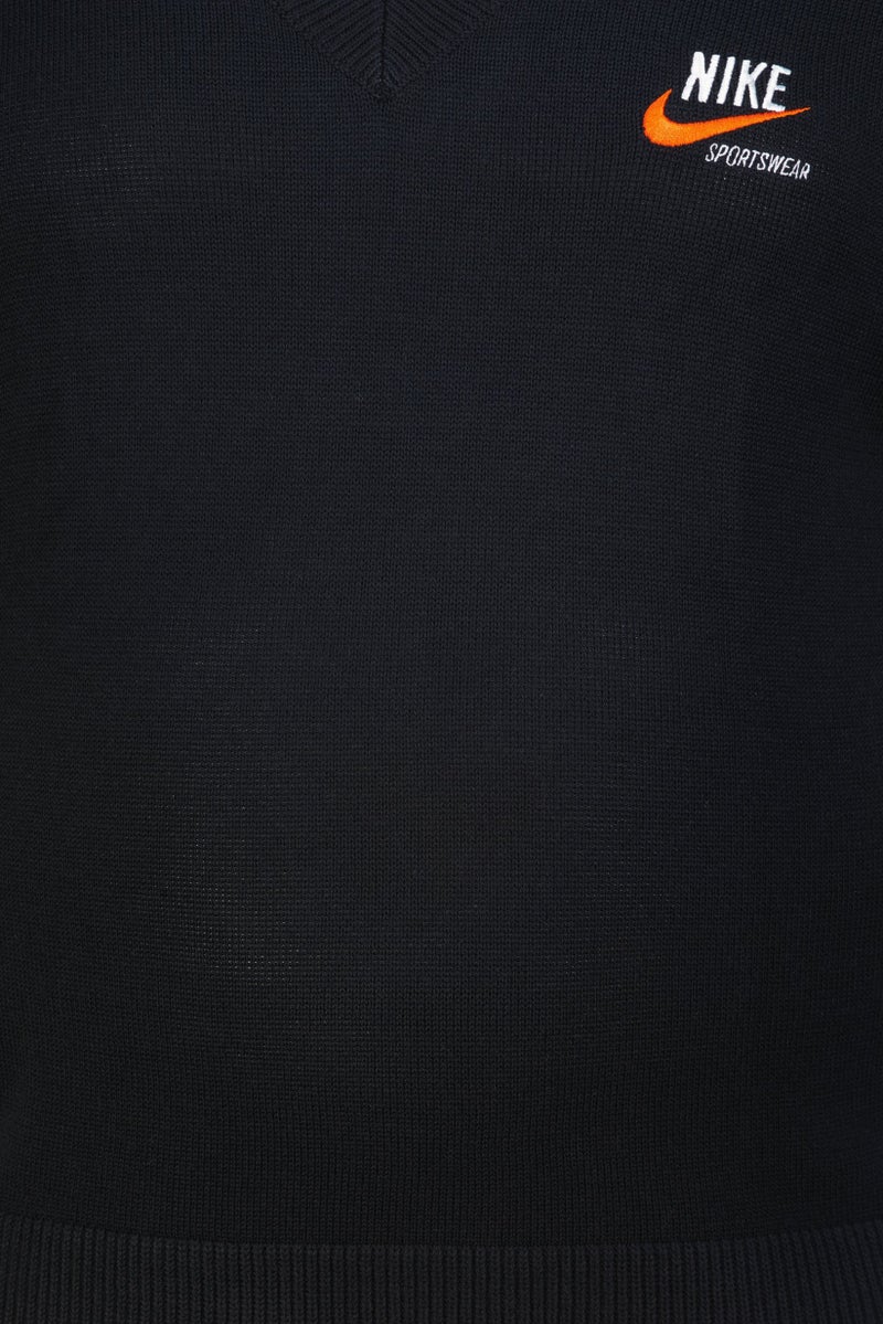 Nike Men Sportswear Fit Plus Size Outdoor Sweater, Black - Image 5