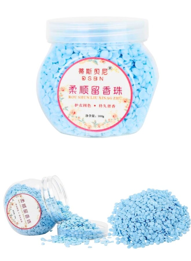 Generic Laundry Scent Beads 100g/Box Convenient Remove Odor Laundry Beads Soft Clothing Diffuser Perfume Blue  - Image 1