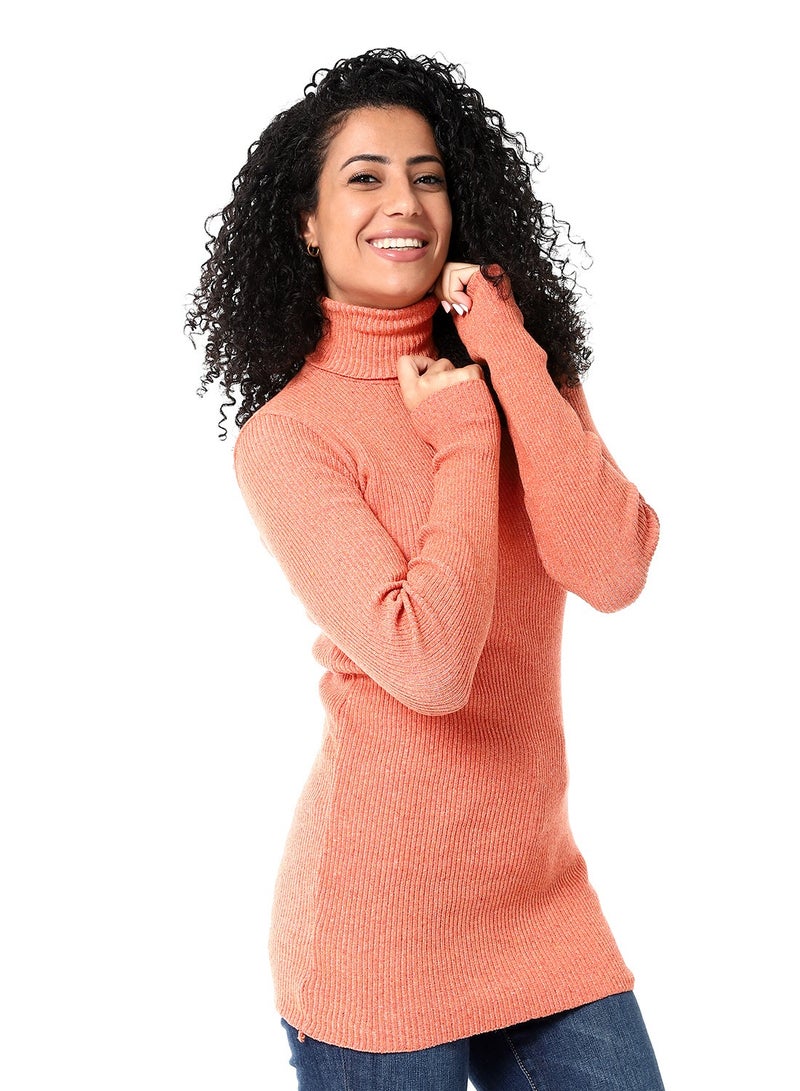 Caesar Women's High Neck Wool Sweater  - Image 2