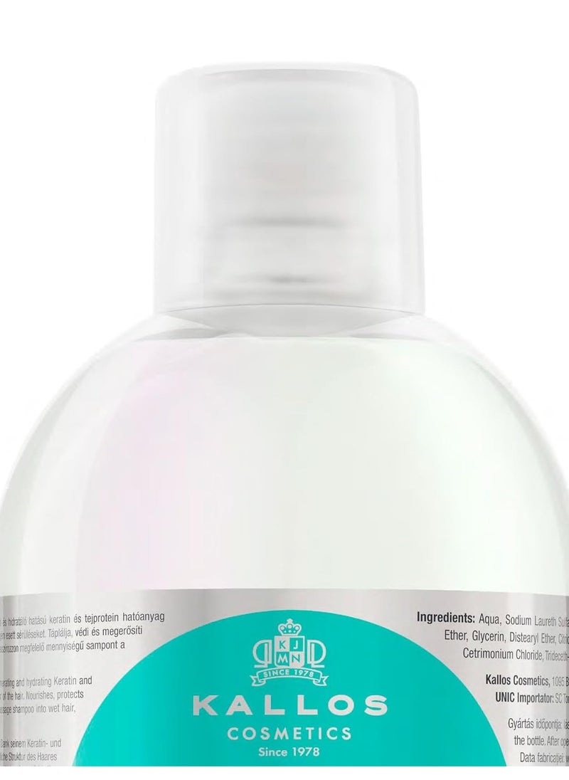 Kallos Kallos Keratin Shampoo with Keratin and Milk Protein 1000 ml  - Image 3