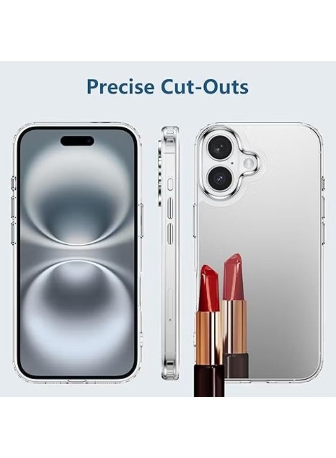 غطاء هاتف مرآة لجهاز iPhone 16 Plus – غطاء مرآة المكياج، أنيق وواقي - Image 5