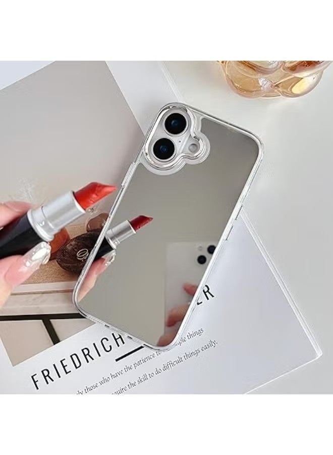 غطاء هاتف مرآة لجهاز iPhone 16 Plus – غطاء مرآة المكياج، أنيق وواقي - Image 1