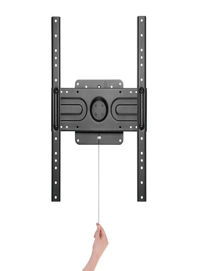 Skill Tech SH 46UFR Ultra-Thin 360° Rotatable Fixed TV Wall Mount for 37-80 Inch Flat & Curved TVs, VESA 600x400, Profile 45mm, Max Load 50kg – Black - Image 2