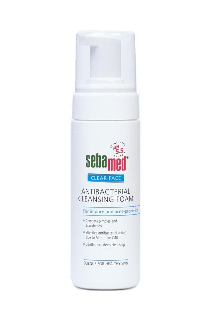 Sebamed Clear Face Antibacterial Cleansing Foam, 150 ml - Image 3