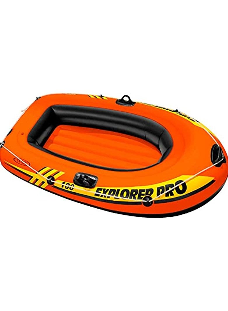 INTEX Explorer Pro Inflatable Boat, Boat Only, One Person 160x94x29 Cm - Image 1