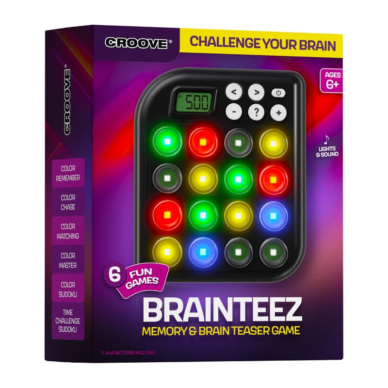 Croove Brain Teasers Memory Game 6 Fun Games for Kids Easter Basket Stuffers Cool Stocking Stuffers Toys Best Activities for Boy Gift Ideas for Boys Girls Ages 68 9 10 11 Year Old - Image 2